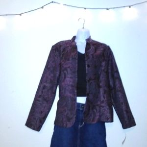 Dressbarn Embroidered Blazer
